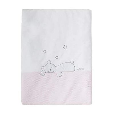 Petit Praia E7479070 - Vestidura moisés tijera, unisex, color rosa