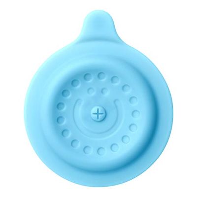 Ubbi Badafvoerhoes, zachte zuignap afvoerstop, pasgeboren benodigdheden, baby- en peuterbadtijdaccessoires, vaatwasmachinebestendig, blauw