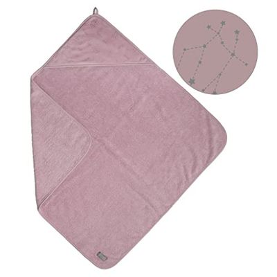 Hiver & Bloom Northern Lights Badcape GOTS, 80 x 80 cm, Stella Rose