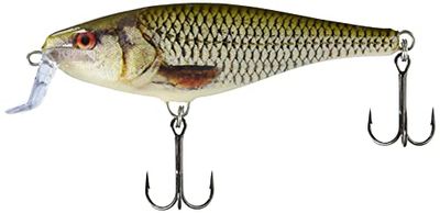 Rapala Unisex Volwassen Super Shad Rap Krullen, Live Roach, 14 cm