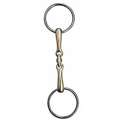 HKM 9875 Gebiss Double Fours en Acier Inoxydable Argenté 18 mm