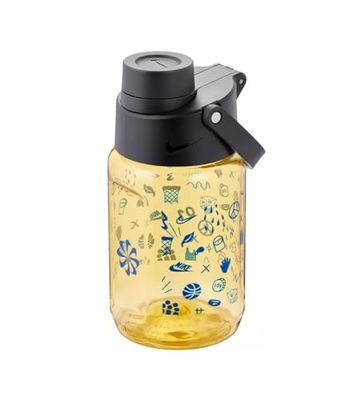 Nike Unisex – Vuxen TR Renew Recharge Chug Bottle 354 ml grafisk drickflaska, gul ochre/black/Game Royal, 354 ml