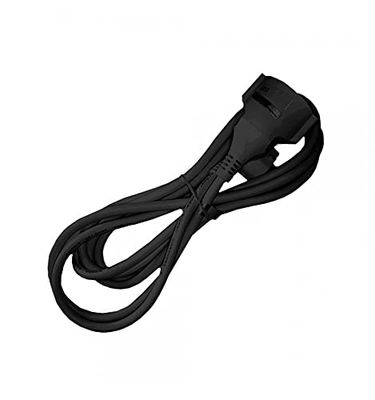 EDM 23210 verlengslang, zwart