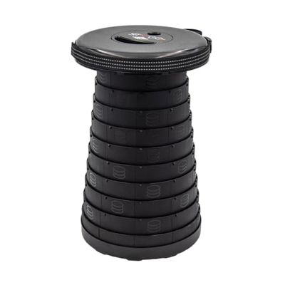 WEDO SITTOGO®NXT Teleskoppall campingpall TÜV & GS-testad | förbättrad andra generationens vikt 1,27 kg lastkapacitet 150 kg färg svart