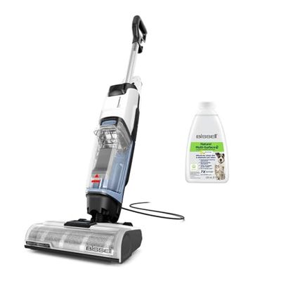 BISSELL CrossWave Edge, Wet and Dry Vacuum Cleaner, Multi-Surface Floor Cleaner Machine with Self-Cleaning System, Corded Wet Vac with ZeroGap Technology, For Hard Floors & Rugs, 7.5m Cord, 4088E