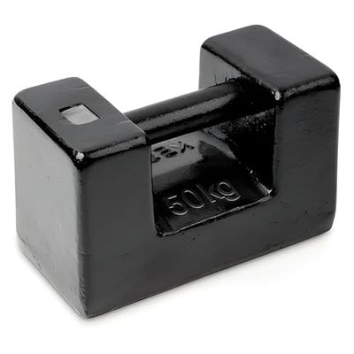 Kern 366-89 blokgewicht, gietijzer, gelakt, 1 stuk