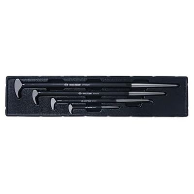 Set met 4 krachthendels met ronde kop van 150 tot 500 mm