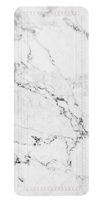 Kleine Wolke Marmo, tappetino da bagno, 36 x 92 cm, antracite, schiuma di PVC, 92 x 36 x 5 cm