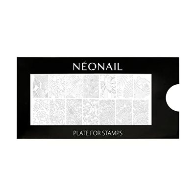 NEONAIL Nail Art Stamping Plate 14 - Placa de Estampado de Uñas - Plantilla de Uñas - Plantilla de Sello de Uñas - Decoración Uñas