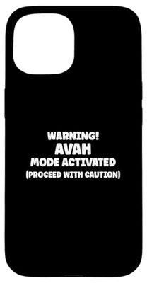 AVA Personalized Women's Gift Custom AVA Case for iPhone 15