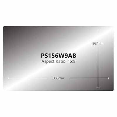 V7 PS156W9AB Pellicola adesiva Privacy Filtro Privacy con Riduzione Luce Blu 15.6" per Notebook e Laptop