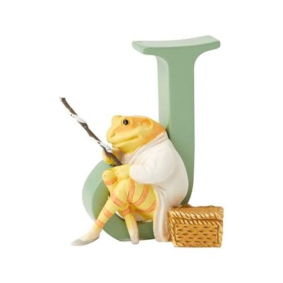 Enesco J Mr Jeremy Fisher, żywica, kolorowa, 4 x 0,5 x 0,7 cm