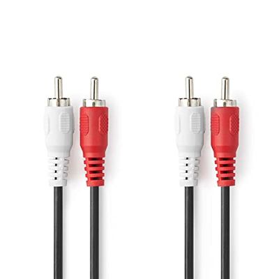 Nedis audiokabel stereo 2x R AC male - 2x RCA male