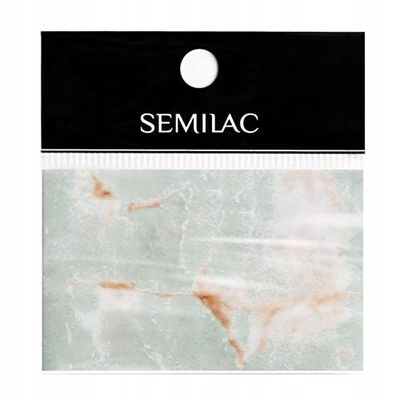 Semilac nagelöverföringsfolie (grå marmor)