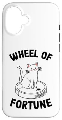 Wheel Of Fortune Cat Joke Robot Vacuum Cleaner Cat Case for iPhone 16