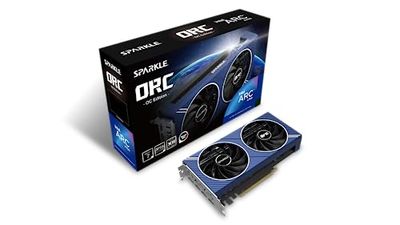 Sparkle Intel Arc A750 Orc OC Edition, 8 Go GDDR6, ThermalSync, Refroidissement déchiré, Ventilateur axial, Plaque arrière en métal, SA750C-8GOC
