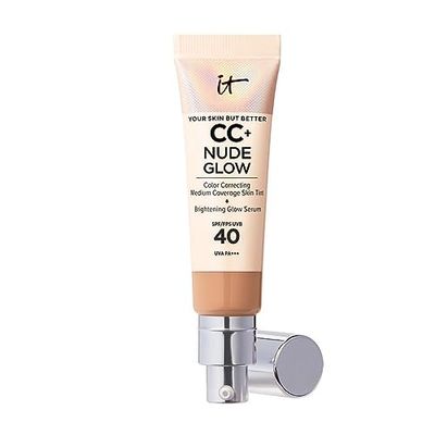 IT Cosmetics Your Skin But Better CC+ and Nude Glow Lightweight, Medium Coverage Foundation and Glow Serum