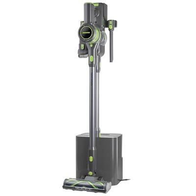 Daewoo Freedom Auto-Empty Cordless Vacuum Cleaner – 21.6V Rechargeable with Auto Empty Docking Station, Turbo Brush, Digital Display & HEPA Filtration – Lightweight, Bagged System