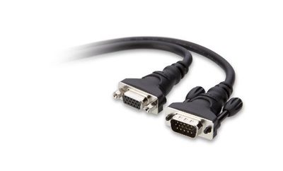 Belkin HDDB15M till HDDB15F VGA-bildskärm förlängningskabel - 7,6 m