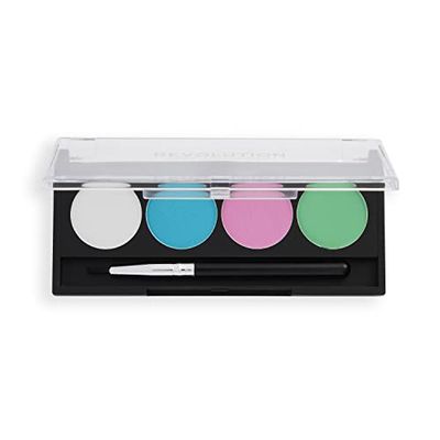 Makeup Revolution, Graphic Liner Palette, Coloured Eyeliner, Pastel Dream, 4 x 1.35g