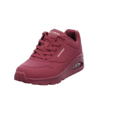 Skechers Uno Stand On Air, Scarpe da ginnastica Donna, Plum Durabuck Mesh, 36 EU