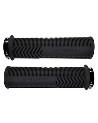 Peaty's Monarch Grips – svart/svamp/tjock – spårkomfort, hållbara, ergonomiska fingerstänger, stöd-tumdyna, åretruntning, alla väder och terräng, MTB enduro nedförsbacke elcykel mountainbike