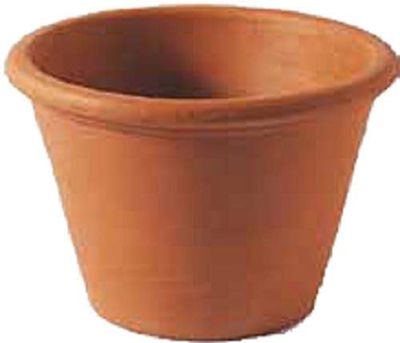 VASI IN TERRACOTTA (10 PEZZI UGUALI) PER PIANTINE GRASSE E FIORI; DIAMETRO CM. 17, ALTEZZA CM. 13 – CONTENITORI/ACCESSORI/GIARDINO/CASA/TERRAZZO - MADE IN ITALY DI VASERIE RINALDI
