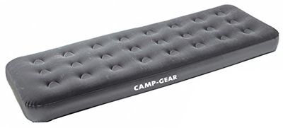 camp gear Unisex ca 1-Person Floccato Gonfiabile, Grigio, 200 cm