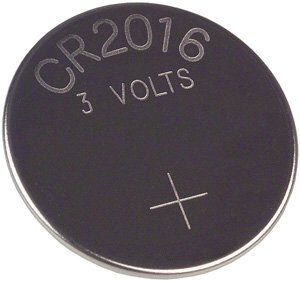 Ring Automotive - Pila para llave de coche (litio, CR2016, 3 V, 1 por blíster)