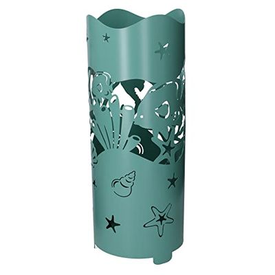 Vacchetti Giuseppe Vpaquets Porte-parapluies en métal Coquillages Eau Ronde, Vert, Moyen