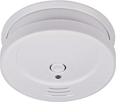 Brennenstuhl Detector de fumo RM C 9010 com pilha substituível (testado de acordo com EN 14604, sinal de alarme penetrante, bateria substituível) branco