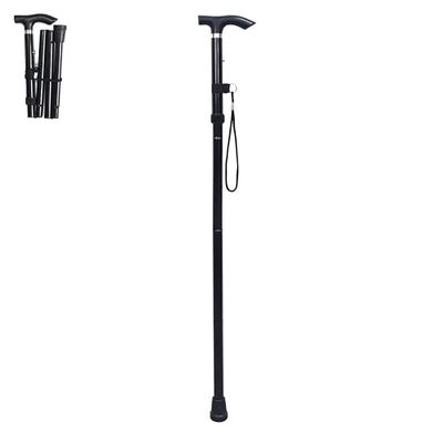 The Leonardo Collection FOLDING WALKING STICK | Adjustable & Lightweight Walking Cane | Portable Walking Stick for Men & Women | Sturdy, Compact & Travel-Friendly