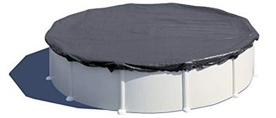 Gre CIPR451 - Copertura invernale per piscine rotonde del diametro di 460 cm, 120 g/m2. Copertura per piscine per proteggere l'acqua della piscina.