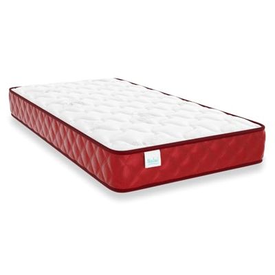 Nalui-Colchón Cuna 120 x 60 cm Baby Dreams Núcleo HR Adapt Foam, Lateral 3D Transpirable y Tejido Aloe Vera Hipoalergénico, Reversible, Certificado Oeko-Tex® | Hecho en España. Altura ±11cm, Burdeos