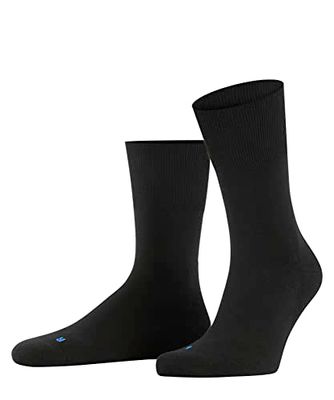 FALKE Uniseks-volwassene Sokken Run U Sso katoen functioneel materiaal eenkleurig 1 paar, Zwart Black 3000, 39-41