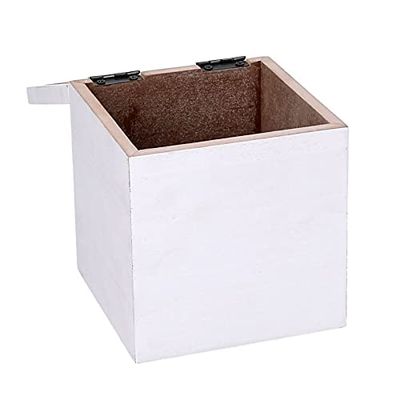 Vacchetti 5962220000 Scatola Portathe Legno Bianco Quadro Medio