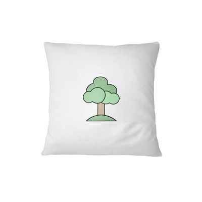 Bona Basics Housse de Coussin décorative, Polyester, white-417, 60 x 60 cm