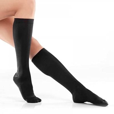 InnovaGoods IG114925 Relaxed Compression Socks Black