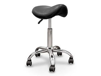 QUIRUMED Kruk pony basis chroom 5 wielen zwart