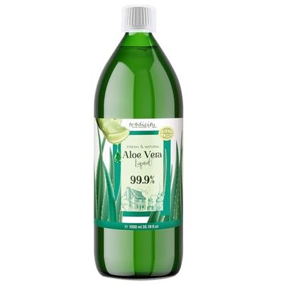 Aloe Vera Puro Liquido 100% Natural BIO: Hidratante, Calmante Y Reparador, Tónico y Limpiador Facial, After-Sun, Depilación y Afeitado, Serum Anti Edad. COSMÉTICA CASERA - 1000 ml