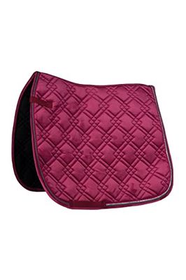 HKM Tapis de selle Berry Dunkelgrau Pony Dressur