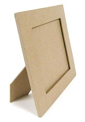 Décopatch CD025C - Um suporte em papier brun mâché 2 x 23 x 28 cm, retângulo de plat