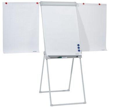 Franken FC84 Lavagna a fogli mobili Deluxe Standard, 67 x 95 cm, grigio chiaro