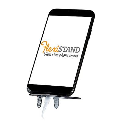 Gifts for Readers & Writers FlexiSoporte Compacto y Adjustable Teléfono Soporte for iPhone y Android, Negros Vaqueros