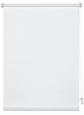 Gardinia, Deco Company GZRD 23-1013 Estore de rolo para fixação com clipe, opaco, todas as peças de montagem incluídas, cor branca, 40 x 150 cm (largura de altura)