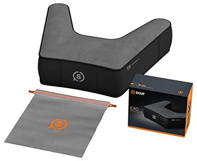 SCUF Exo Ergonomic Posture Cushion for Gaming and Remote Work, Spine Support, Neck Support, Wrist Support, Hand Support - Black (304-602-01-015-NA)