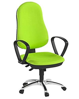 Topstar 8929G05 Synchro Steel Chaise de Bureau Vert 46 x 46 x 107 cm