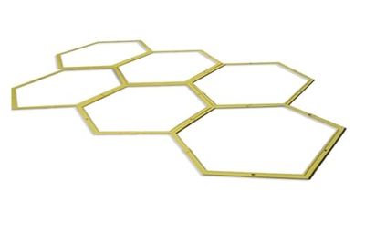 DUNLOP Anelli da allenamento – 6 pezzi – pieghevoli – con custodia