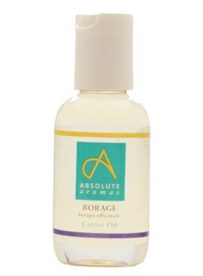 Absolute Aromas Borage Oil 50ml - Pure, Natural, Vegan and Cruelty Free – Versatile, Moisturising Carrier Oil for Body and Facial Massage