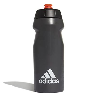 adidas Uniseks-Volwassen Performance Bottle 0.5 L, Black/Black/Solar Red, One size